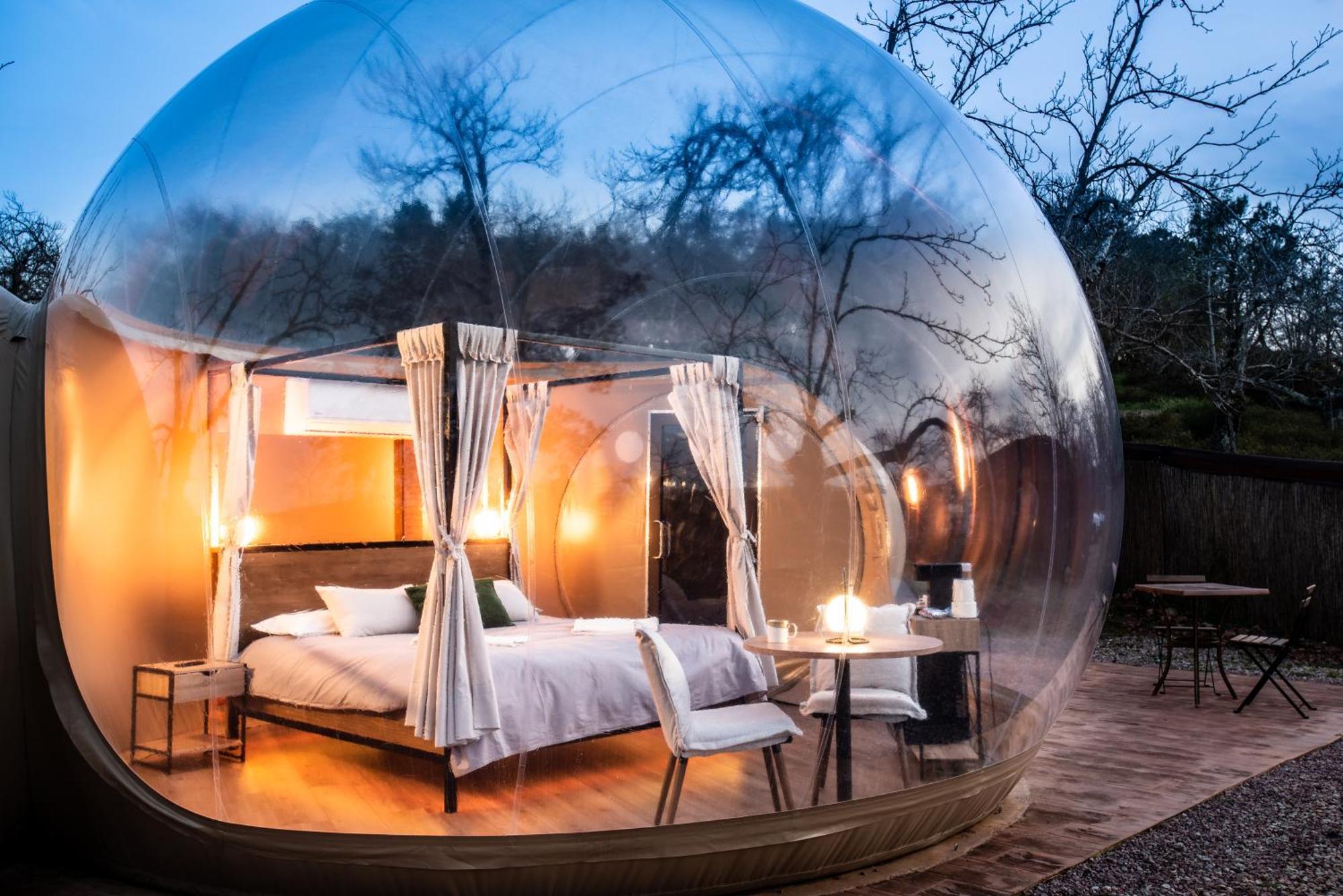 Horizonte Bubble Rooms Cortegana Exterior foto